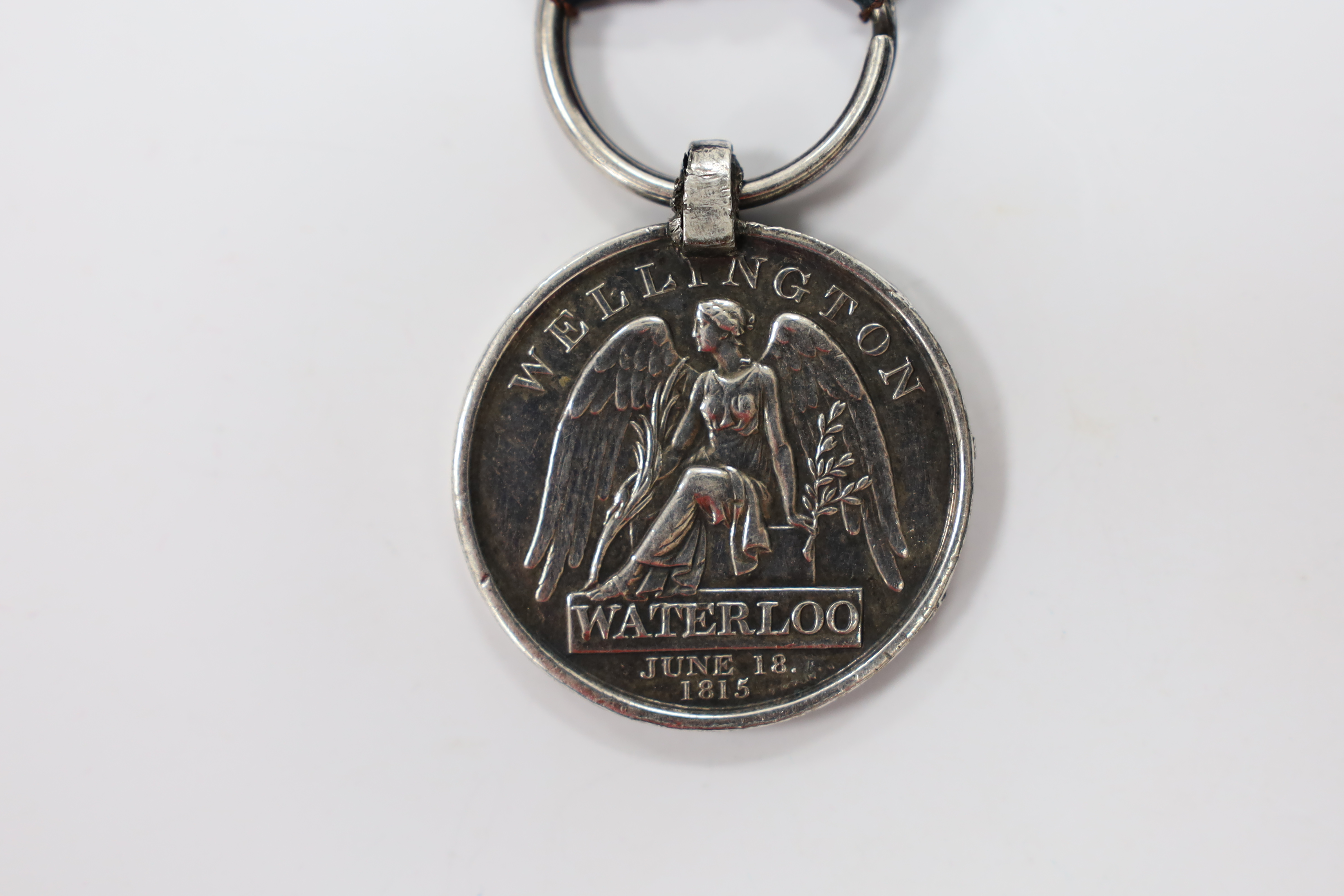 A Waterloo Medal 1815 replica, named for William Rose 1st Batt 79th Regt Foot